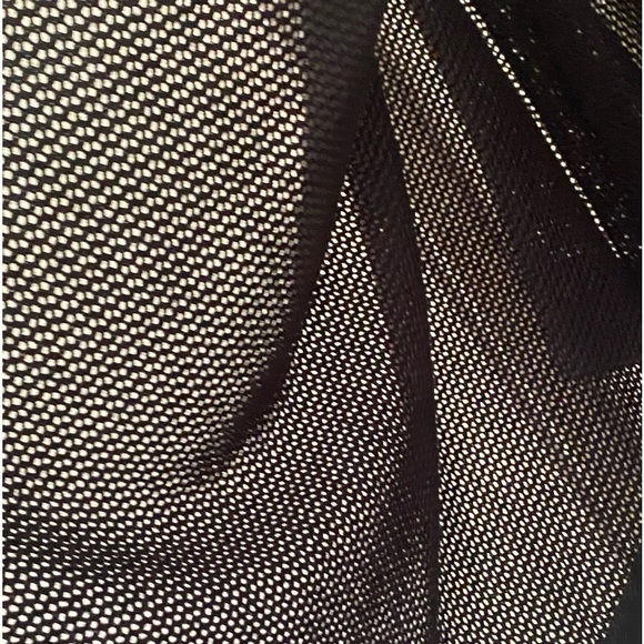 Open Knit Weave Cape Poncho Coat Open Knit Weave Cape Black Metallic One Size - Picture 6 of 15